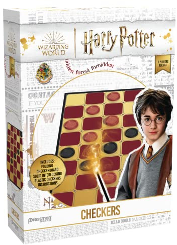 Harry Potter : Wizarding World Checkers | Ensembles de Dames et de Dames | pour 2 Joueurs | À partir de 6 Ans