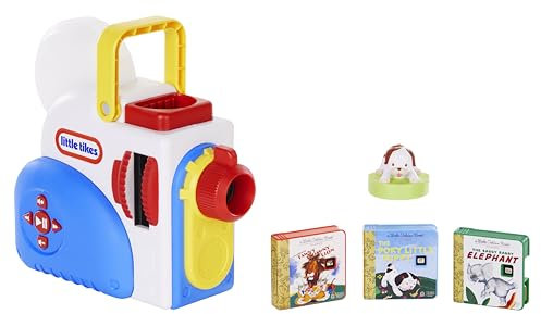 Little Tikes Story Dream Machine Starter Pack with 3 Classic Fairytale Stories - Light, Sound, and Audio Projector for Kids - Includes 3 Stories and 1 Character - For Kids Ages 3+ Years