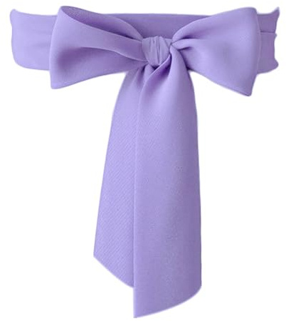 Inzegao Langer Chiffon-Schärpe für Damen, Taillengürtel, Hemd-Gürtel für Cocktail-Party, Hochzeit