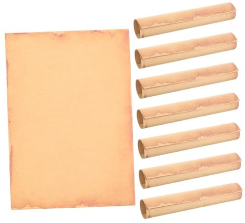 STOBOK 32 Blatt Vintage-Briefpapier aus Kraftpapier Scrollpapier Briefpapier schreiben briefpapier personalisiert personalisiertes briefpapier Druckerpapier Schreibpapier Briefpapier leer