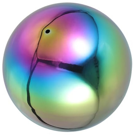 CAXUSD Spiegelnde Edelstahl Gartenkugel Reflektierende Dekokugel Für Garten Teich Stabile Wetterfeste Gazing Ball Deko Einzigartige Gartenverschönerung