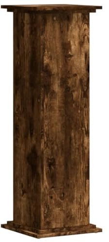 vidaXL Pflanzenständer Räuchereiche 33x33x100 cm Holzwerkstoff