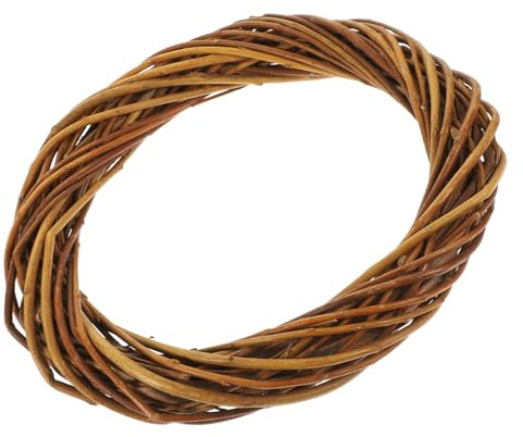 Garneck Kranz weihnachtsgirlande weihnachtskränze Weihnachts girlanden hochzeitsdeko Kränze Machen Reifen Girlande aus Weinrebenzweigen Weidenkränze Weidengirlande Weidenqualität Brown