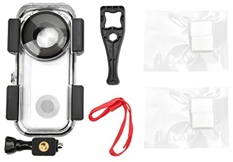 Custodia Impermeabile Custodia Protettiva per Immersione Subacquea per Fotocamera Insta360 ONE X2 40 M/131 Piedi