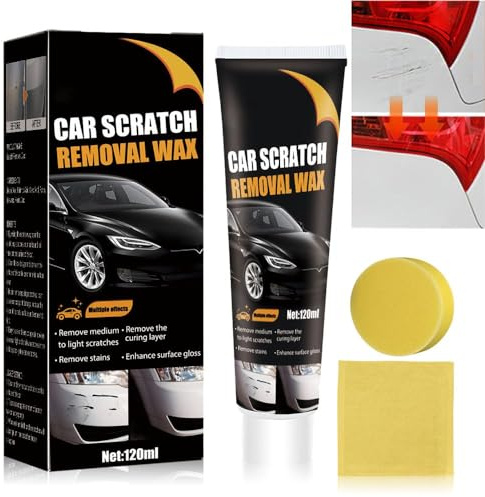 Nano Tuch Auto Kratzer Entferner, 2025 Neues Nano Tuch für Auto Kratzer, Auto Kratzer Reparatur Paste Polierwachs, Auto Kratzer Entferner für Fahrzeuge Autos Kratzer Reparatur Kit (1 Stück)