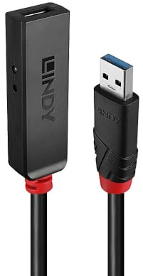 LINDY 43400 3m Slim USB 3.0 Aktive Verlängerung