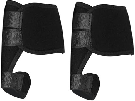 Generisch Big Toe Prace, große Zehenschiene für gebrochene Zeh, Atmungsfreie verstauchte Zehenunterstützung, Verstellbare Fußwächter für Hammertos, Set von 2 Hallux Valgus Corrector