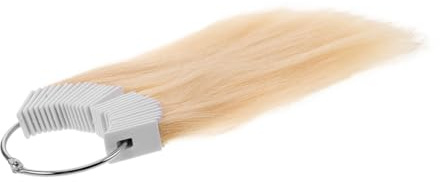 HAKIDZEL Kit 30 Pezzi per Testare Colore dei Chioma con Ciocche per Parrucchieri, Fili ad Alta Temperatura e Plastica, per Esercizi di Colorazione e Salone