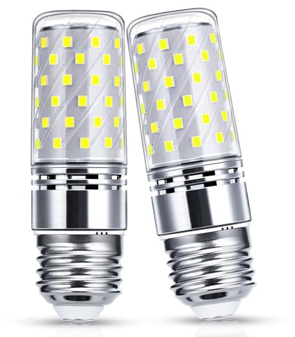 E27 150W LED Light Bulb, 1450LM E27 LED Screw Bulb Cool White, 2 Pack | Super Bright, 6000K Daylight, Save 92% Energy, 360° Beam Angle, Large Screw Corn Light Bulbs for Home Lighting, Not-dimmable