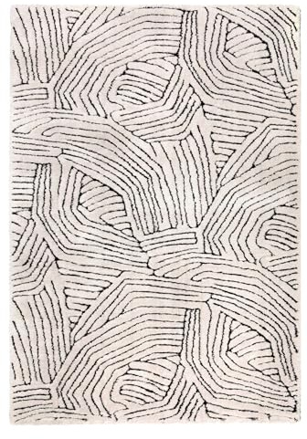 Vivaraise Alfombra reciclada Paulin Nieve 160x230 cm