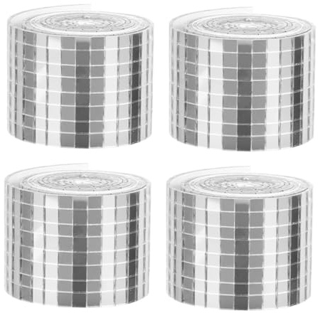 Tofficu 4piezas Azulejos Cuadrados Transparentes Acrílico Para Bricolaje y Manualidades Parches Decorativos