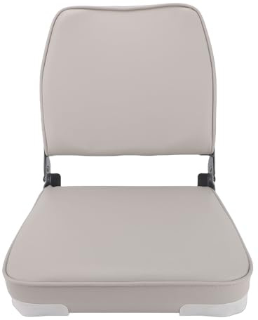 Jiawu Bateau Pliant adapté au Siège, Chaise Durable à Dossier Bas pour la Pêche, la Navigation de Plaisance et la Croisière avec une Mousse épaisse de qualité Marine pour Plus de Confort - S'adapte