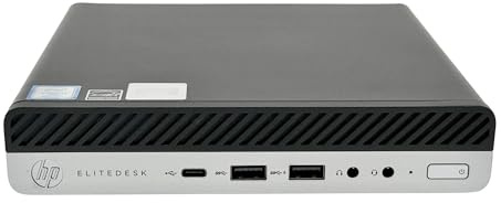 HP EliteDesk 800 G5 Mini PC | Intel Core i5-9500T | 8GB RAM | 256GB NVME + 500GB HDD | Windows 11 Pro | Built in WiFi | Mini Desktop Computer (Renewed) (8GB RAM + 256GB NVME + 500GB HDD)