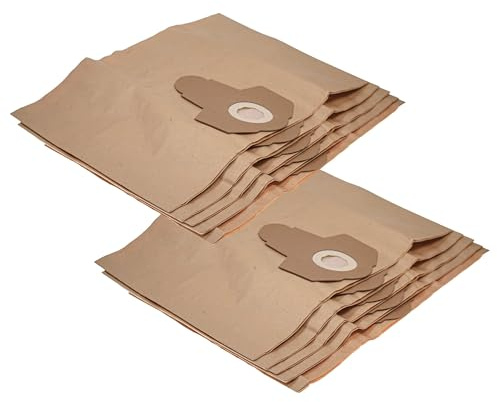 vhbw 10x sacchetto compatibile con Parkside PNTS 1500A1, PNTS 1500B2, PNTS 1500B3, PNTS 1500C, PNTS 30 aspirapolvere - 31,5cm x 19cm