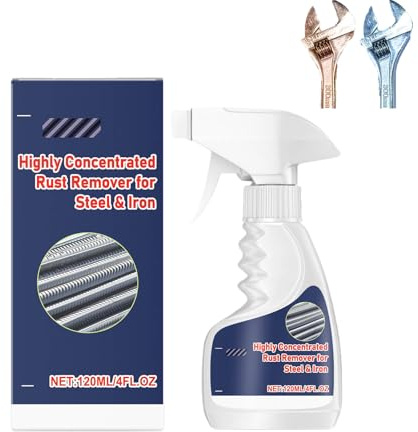 Dissolvant de rouille haute performance pour métal, puissant pour métal et acier inoxydable,Highly Concentrated Steel Rust Remover, puissant dissolvant de rouille pour Iron (1PC)