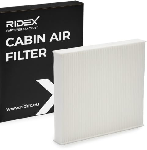 RIDEX 424I0267 Innenraumfilter Pollenfilter Höhe: 35 Breite: 210 Länge: 245 Kompatibel mit FORD FOCUS III Turnier Kuga Mk2 DM2 MONDEO IV Turnier BA7 S-MAX WA6 Focus II Kombi DA, FFS, DS