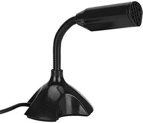 VBESTLIFE Microphone de Bureau USB Plug and Play Microphone d'ordinateur sans Lecteur, pour 2/3, pour XP et Versions ultérieures