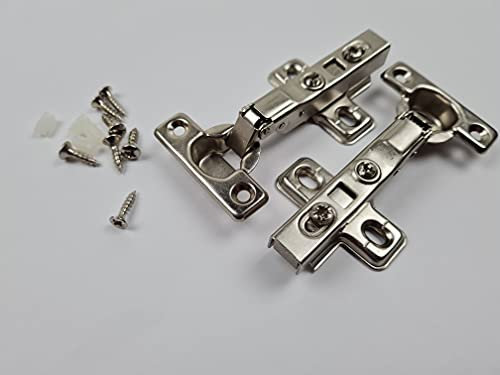 Hettich Mini - Topfscharnier mit integrierter Dämpfung für Mittelwandanschlag 2 Stück inkl Schrauben 110° Öffnungswinkel Topfdurchmesser 26mm Artikel: 9261840
