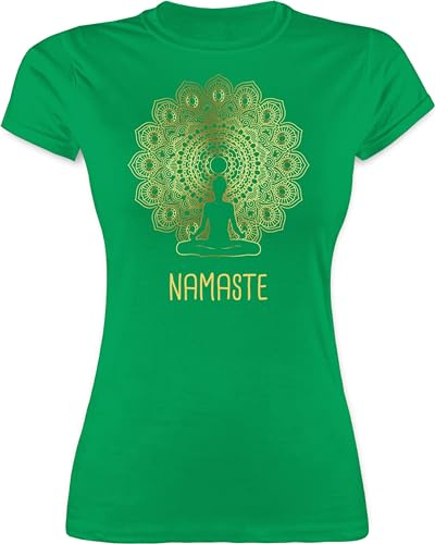 Shirtracer - Shirt Damen - Namaste Yoga Chakra Mandala