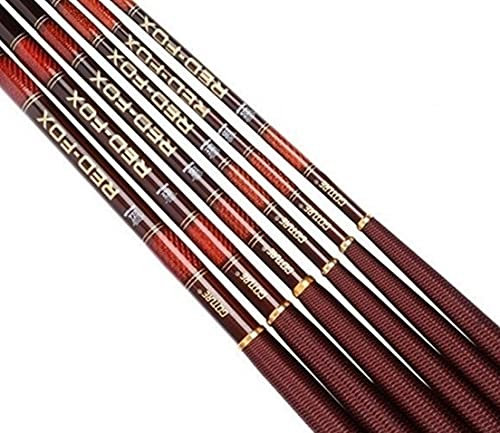 Angelrute Carbon-Faser-Stream-Teleskop Angelrute 3.6-7.2m Ultraleicht Carp Feederrute bewegliche Hand Pole Angelausrüstung (Color : As The Picture, Size : 5.4 m)