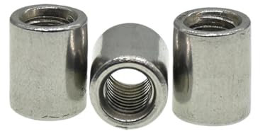 BMPAALN Runde Kupplungsmuttern M3 M4 M5 M6 M8 M10 verlängern lange runde Kupplungsmutter 304 Edelstahl-Leitschrauben-Verbindungsmutter (Size : M10-35-S16(2PCS))