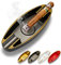 CIGARLOONG Aschenbecher Portable Reise 2 Slot für Haushalt Desktop Patios Innen Outdoor Büro Dekoration Zigarren Aschenbecher (Schwarz)