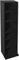 Hampton & Stewart DVD Storage Tower Rack CD Unit Shelf Organiser Wood Black/White (Black)