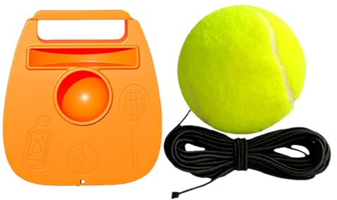 Uozonit Tennistränare, studsboll | tennisträningsutrustning - multifunktionell tennisträningsboll med strängboll, bärbart tennisträningsverktyg för nybörjare och sportträning