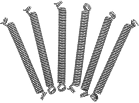 DIYEAH 6pcs Ressorts de Porte pour Joint D'étanchéité Lave-linge Frontal en Fer Argenté, Installation Facile pour Anneau de Retenue de Soufflet Polyvalent