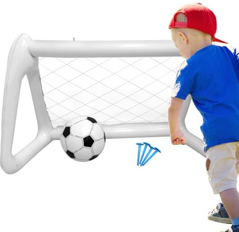 Portería de Fútbol Portátil,Portería Plegable de Práctica con Accesorios | Equipo de Entrenamiento y Juegos al Aire Libre para Diversión Familiar en el Jardín y Práctica Deportiva