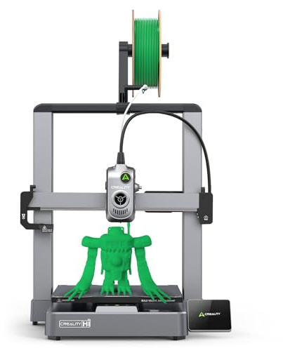 Creality Impresora 3D Hi 3D, soporta CFS, velocidad de impresión de 500 mm/s, nivel automático, carcasa totalmente metálica, 95% premontado, pantalla táctil plegable y cámara de
