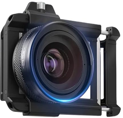 Lawnoval DSLR-Level Macro Lens 15-45mm with 10-20X Magnification and F1.05 Large Aperture for 99% Smartphones, Aerospace-Grade Aluminum Black