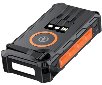 Power Bank per caricabatterie solare: generatore a pannello, pacchetto energetico, unità di accumulo batteria, capacità di ricarica rapida, alimentazione ďi riserva | Alternativa al caricabatterie per