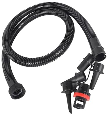 Inflatable Pump Hose Replacement - with Nozzle Threaded Attachment - Paddle Board Boat Pump Accessories - for Surfboard Pontoon Boats Kayak Tent Pool Lake Outdoor Camping