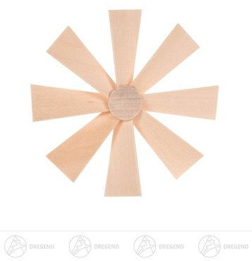 Rudolphs Schatzkiste Ersatzteile & Bastelbedarf Mini-Flügelrad Breite x Höhe x Tiefe 9,5 cmx0,8 cmx9,5 cm NEU Erzgebirge Zubehör Pyramide Weihnachtspyramide