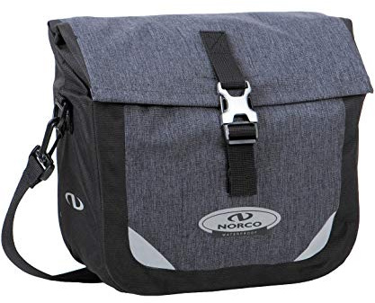 Norco Unisex – Erwachsene Fullham Urban Lenkertasche, Tweed-grau, 27x25x12cm
