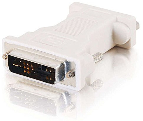 Adaptateur VGA Femelle DB-15 vers DVI-A Mâle Ecran PC Mac Beige