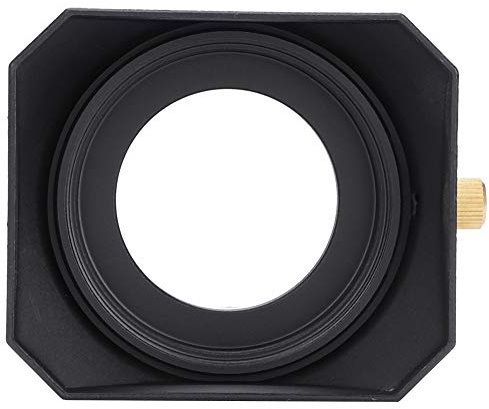Topiky Gegenlichtblende, tragbare rechteckige Gegenlichtblende Ersatz für DV-Camcorder-Digitalvideokamera-Objektivfilter(43mm)