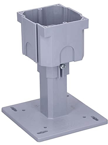 Voxura Teleskop-Gerätedose Schalterdosen Isolierstärke 80-170mm Halterung 68x70x50mm Leitungsführung Außendämmung UP tief universal Grau