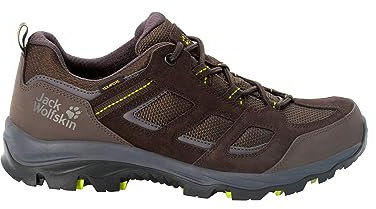 Jack Wolfskin Vojo 3 Texapore Low M Herren Outdoorschuhe , Dark Brown Lime, 49 EU