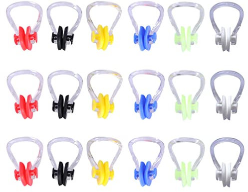 Gatuida 20st Schwimmender Silikon-nasenclip Unterwasser-nasenstöpsel Nasenclips Unterwasser-nasenclip Nasenklammern Zum Schwimmen Schwimmtrainingsclip Kieselgel Schwimmclip Unsichtbar Kind