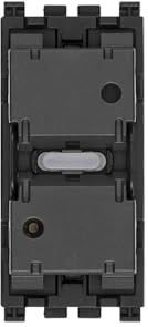 Vimar Akré 19594.0 Electronic Switching Device WiFi for 1 Roller Shutter with Slat Alignment with Alternating Relay Output for Motor, Local or Remote Control, Bluetooth and Zigbee