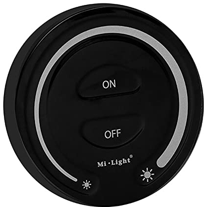 LGIDTECH FUT087-B Miboxer Télécommande tactile à intensité variable pour montage mural en surface Noir Compatible avec FUT036 FUT035S+