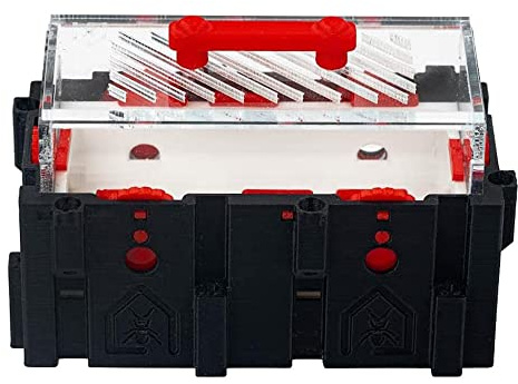 Anthouse.es – Modulare 3D-Ameisenhaufen-Futterbox – QBIK Duo Model Futterbox – 6,78 x 12,78 x 10 cm – Ameisenkolonien – Terrarium