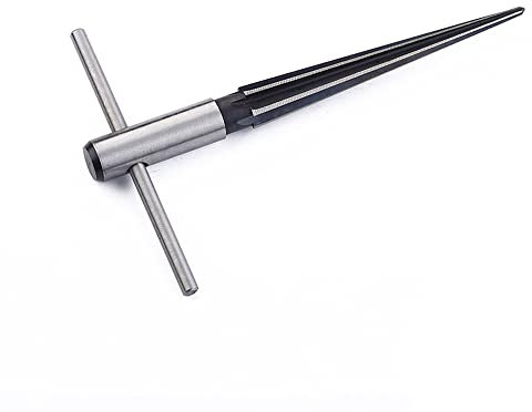 Alesatore conico con manico a T 6 strumenti per alesatura per smusso scanalato per chitarra e ponte, manico per foro per alesatori conici per lavorazione del 3-13 mm