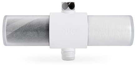 Weddell Duo Shower Filter – NSF Certified Shower Filter for Chlorine Reduction, Lead-Free, Easy Installation, Award-Winning Filter for Healthier Hair & Skin (White)