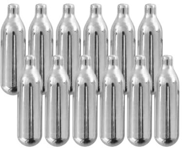 Zenker 9918050 Lot de 12 cartouches de protoxyde d'azote pour chantilly, cartouche pour siphon à Chantilly, cartouche d'azote, Protoxyde d'azote, Acier inoxydable, Argent, 6,5 x 1,7 cm