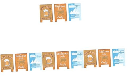 MAGICLULU 12pièces Support Photo Clip Bois Vintage De Clips Décoratifs Pour Messages Pour Bureau Et Événements Festifs Design Créatif Et Pratique