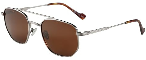 ZENOTTIC Occhiali da Sole Polarizzati Retro a Forma di Esagono per Uomini e Donne - Moda Vintage Doppio Ponte In Metallo Protezione UV400