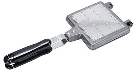 Cabilock moule à gaufres grille-pain à sandwich pot en terre cuite blague moules à pâtisserie poêle à frire gaufrier antiadhésif poêle à gaufres Métal ustensiles de cuisson marmite, K44ZV1520OV